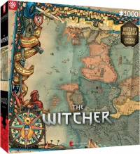 Ilustracja Good Loot Gaming Puzzle: The Witcher 3 The Northern Kingdoms (1000 elementów)